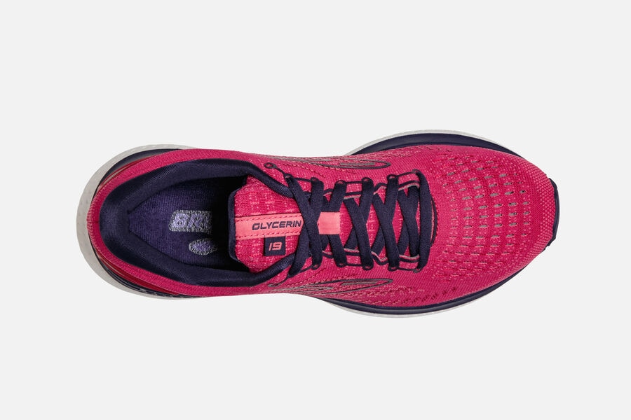 Brooks Israel Glycerin 19 Road Running Shoes Womens - Red/Black - AMR-759324